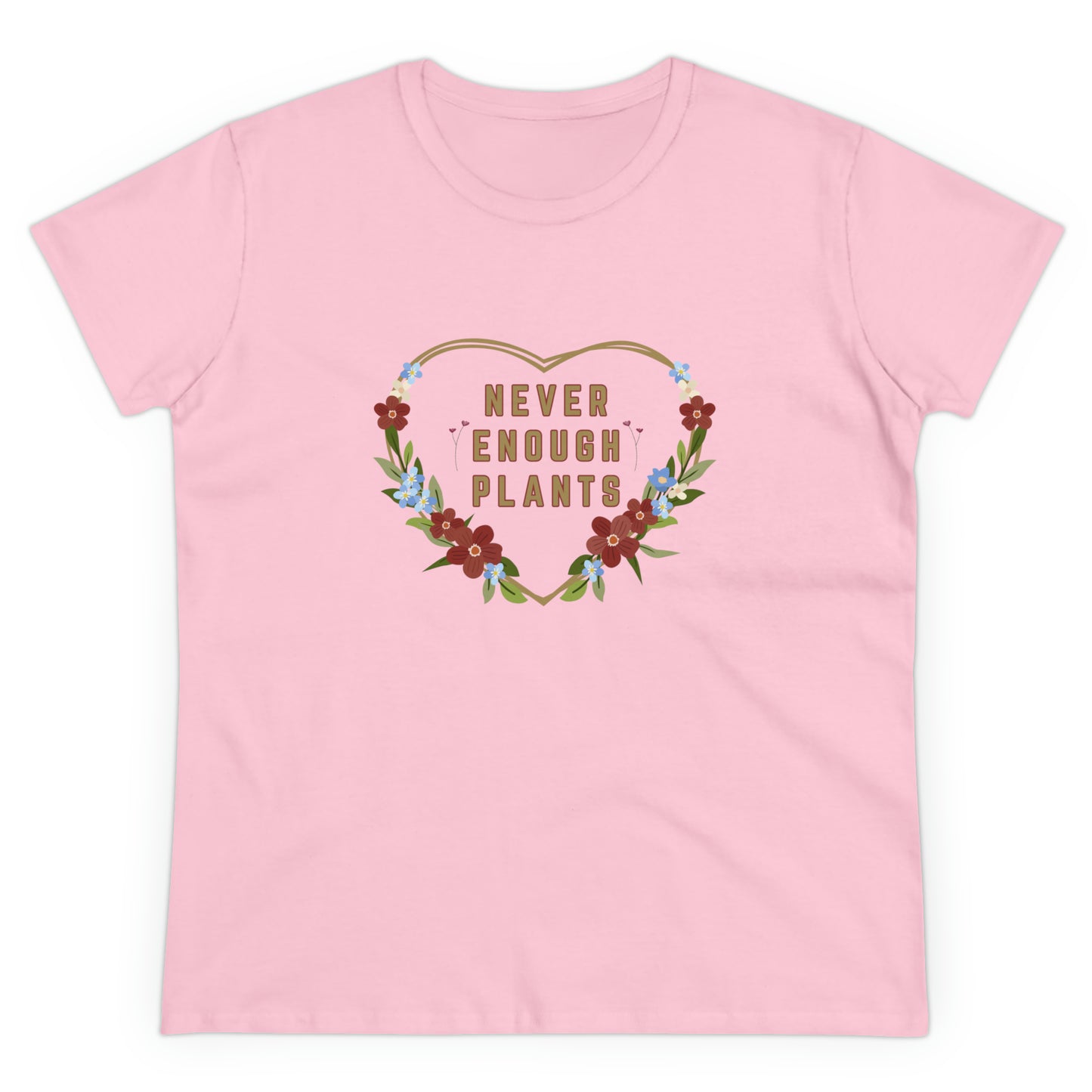 Nature, Plants, Never Enough Plants, Flowers- Adult, Semi-fitted, T-shirt