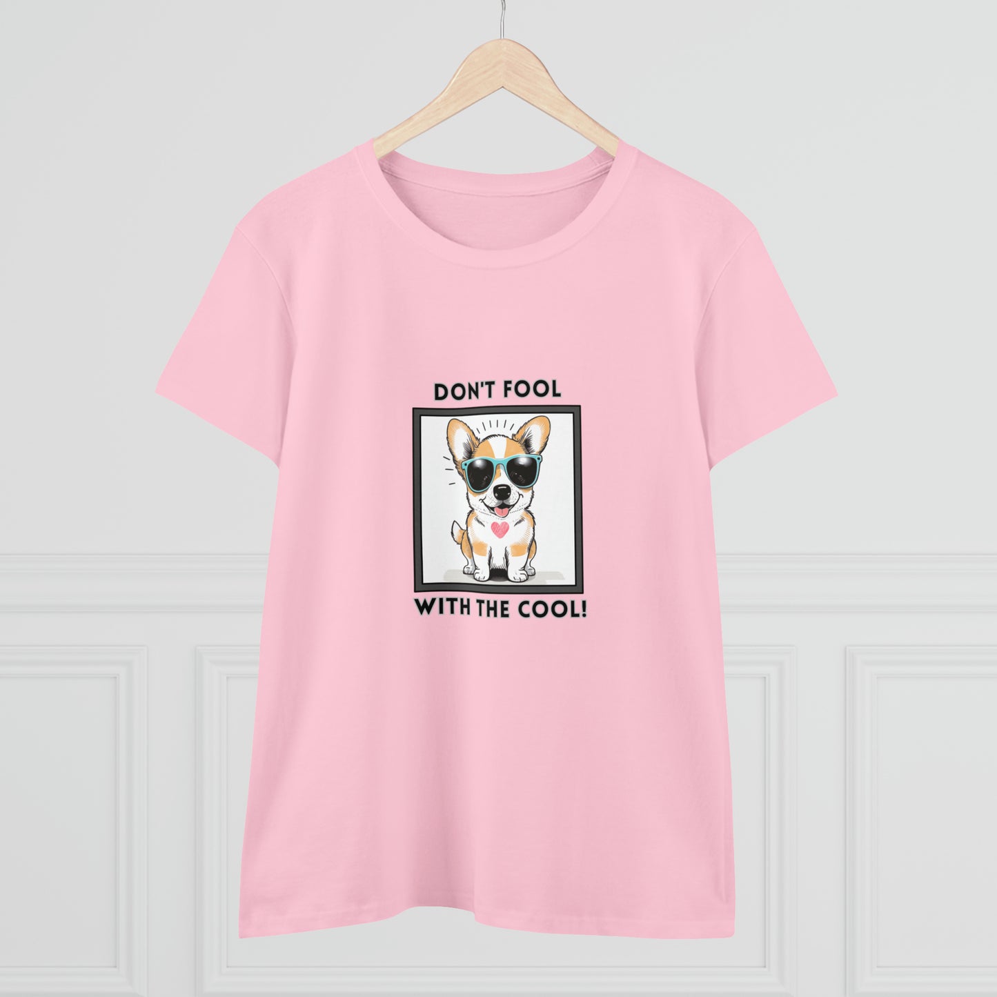 Dog, Don't Fool With The Cool, Animals- Adult, Semi-fitted, T-shirt