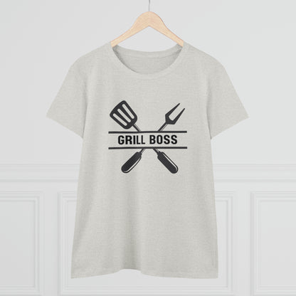 Hobby, Interests, Grilling, Family, Dad, Mom- Adult, Semi-fitted, T-shirt