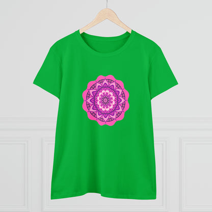 Colorful, Art, Nature, Flowers- Adult, Semi-fitted, T-shirt
