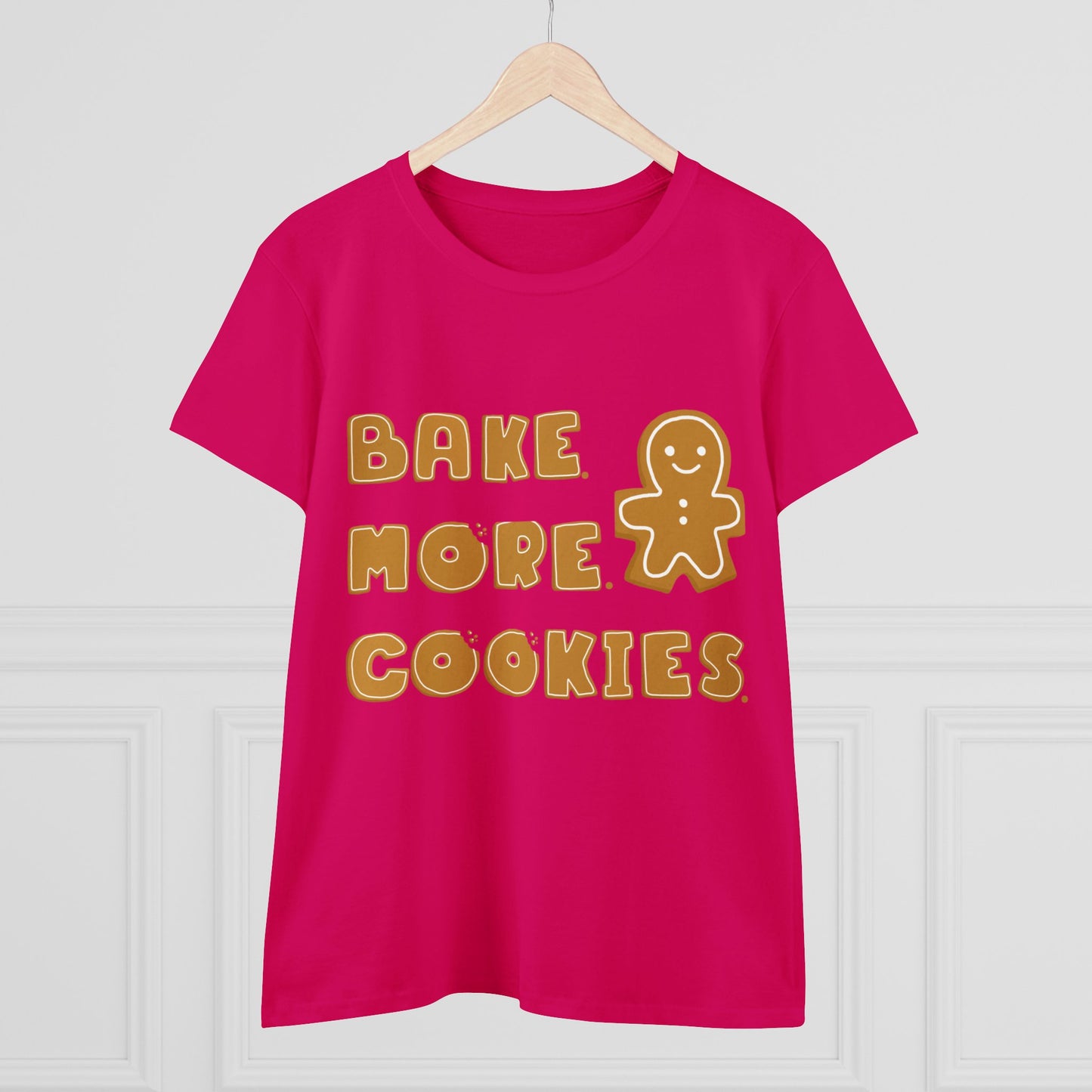 Hobby, Interests, Baking, Bake More Cookies Gingerbread, Things, Food- Adult, Semi-fitted, T-shirt