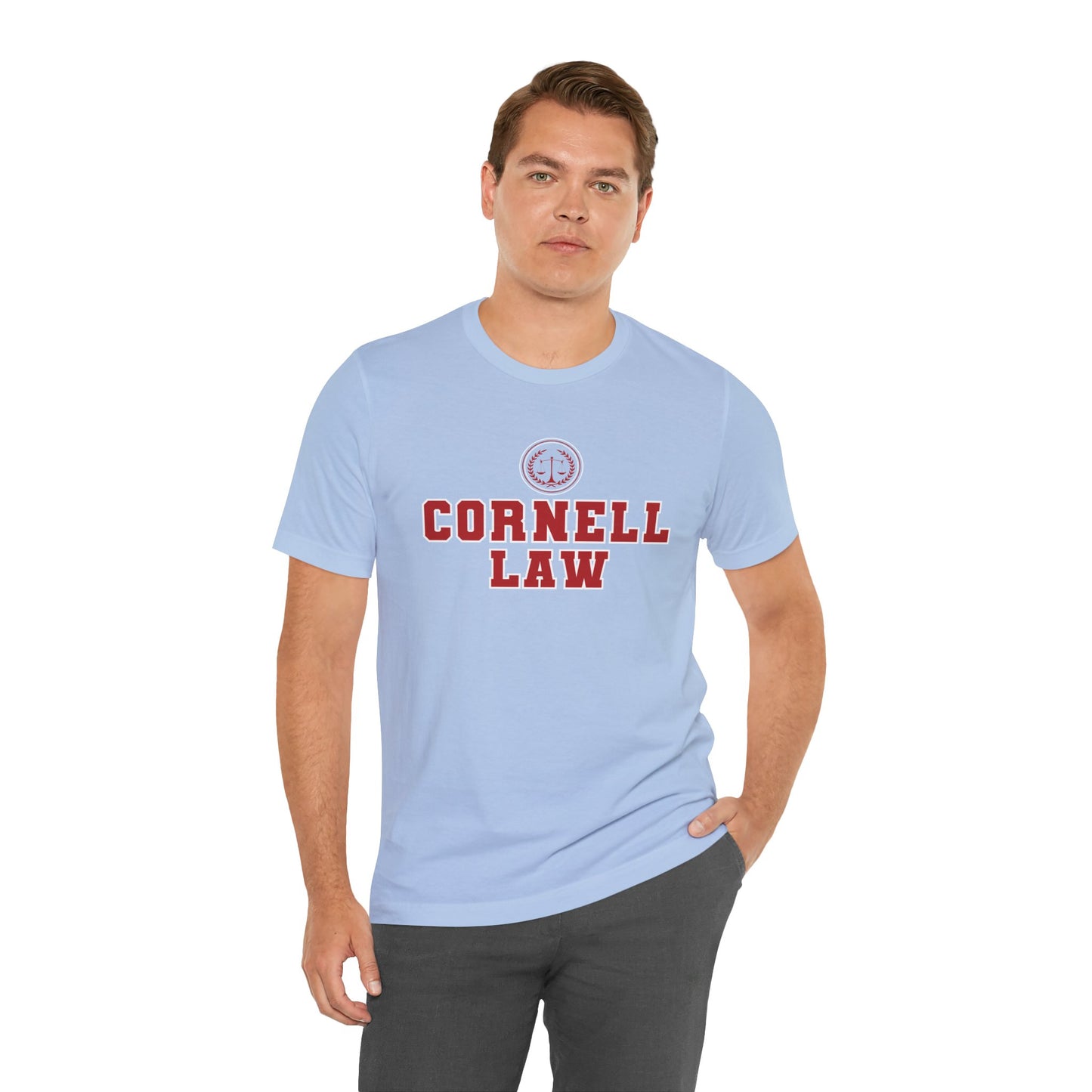 Cornell University Law School- Adult, Regular Fit, Soft Cotton, T-shirt