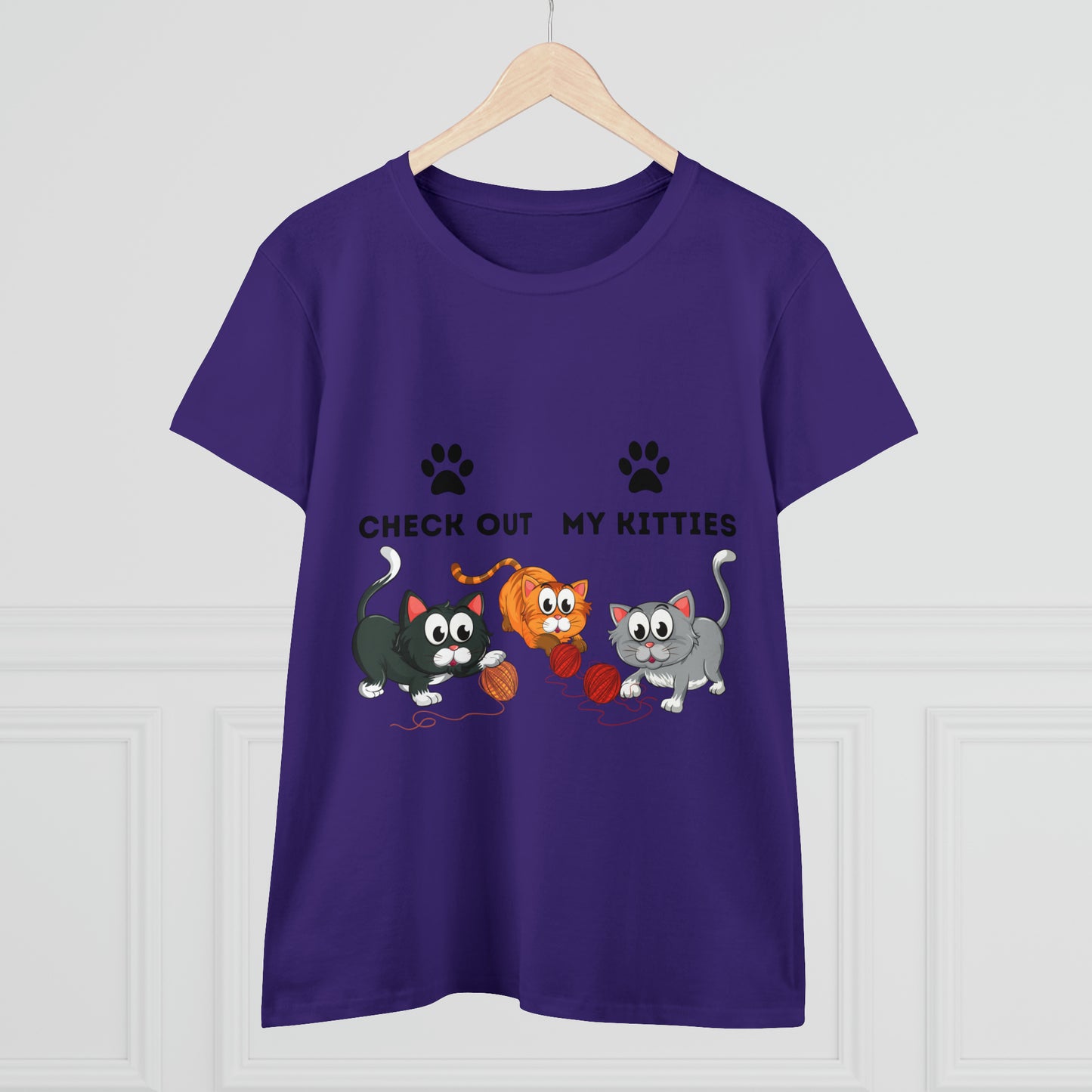 Kitty Cat T-Shirt / Check Out My Kitties Shirt / Unisex Jersey Short Sleeve Tee / Humorous Pet Clothes