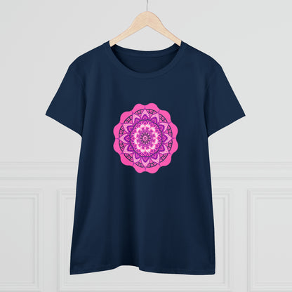 Colorful, Art, Nature, Flowers- Adult, Semi-fitted, T-shirt