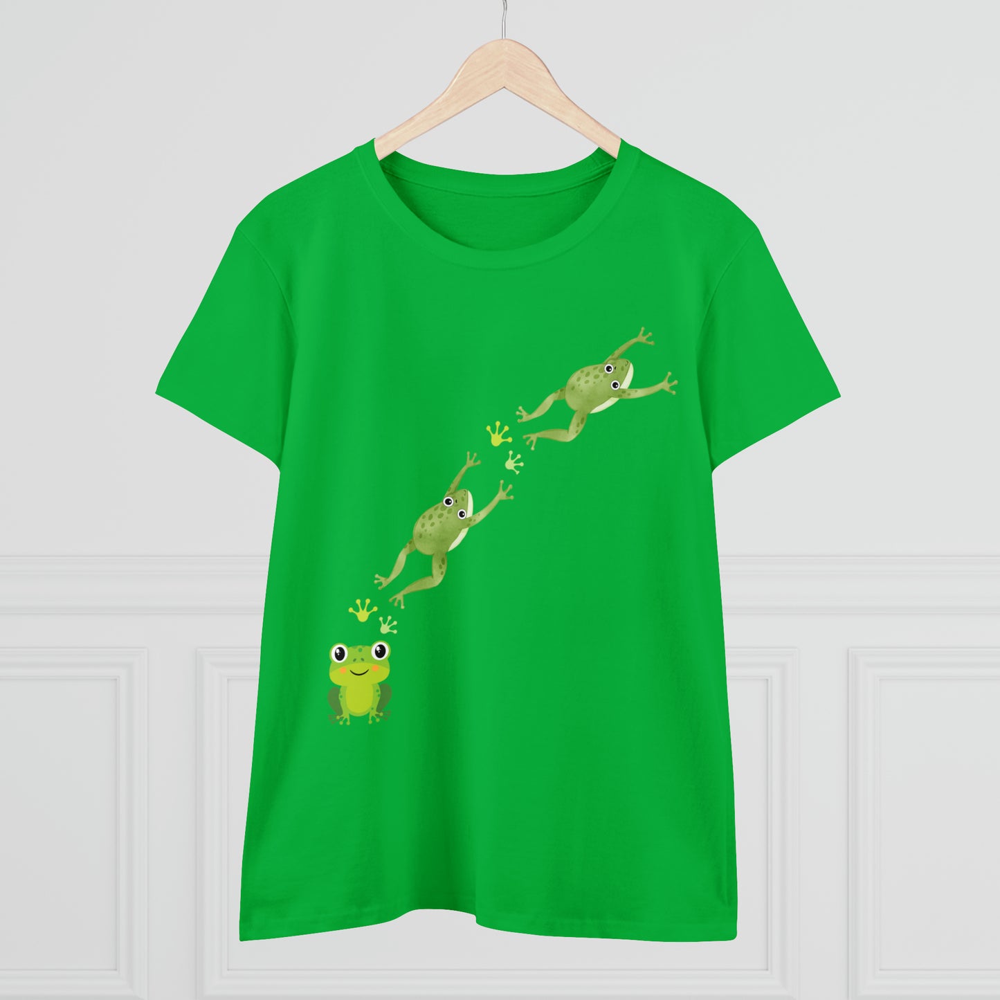 Frog Crossing- Adult, Semi-fitted, T-shirt