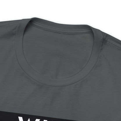 Bird, Who Me? Owl- Adult, Unisex Jersey Short Sleeve Tee, T-shirt