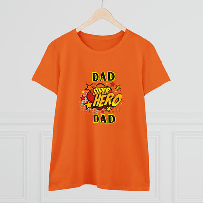 Family, Dad, Superhero, Positive- Adult, Semi-fitted, T-shirt