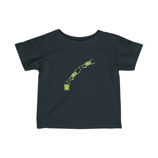 Frog Crossing, Animals- Baby, Toddler Soft Cotton, T-shirt, Nature, Garden, Plants T-shirt