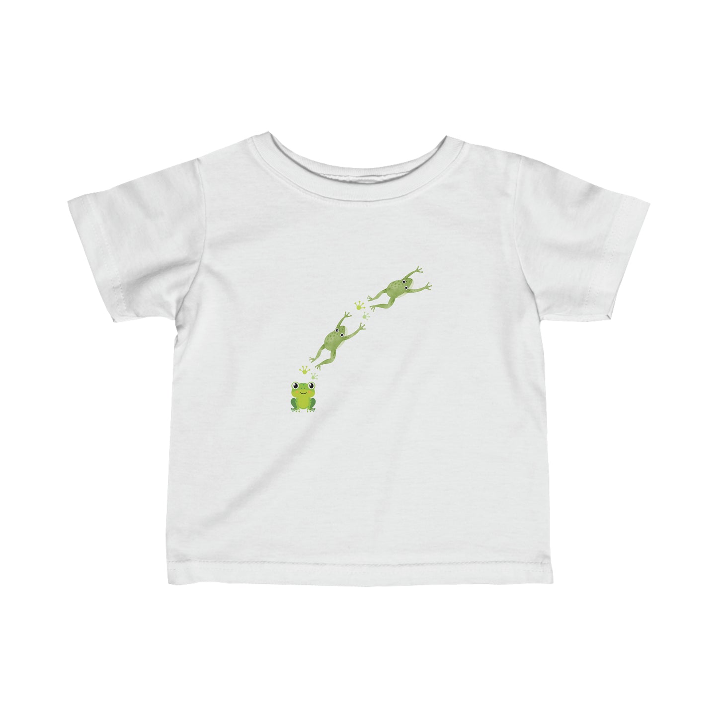 Frog Crossing, Animals- Baby, Toddler Soft Cotton, T-shirt, Nature, Garden, Plants T-shirt