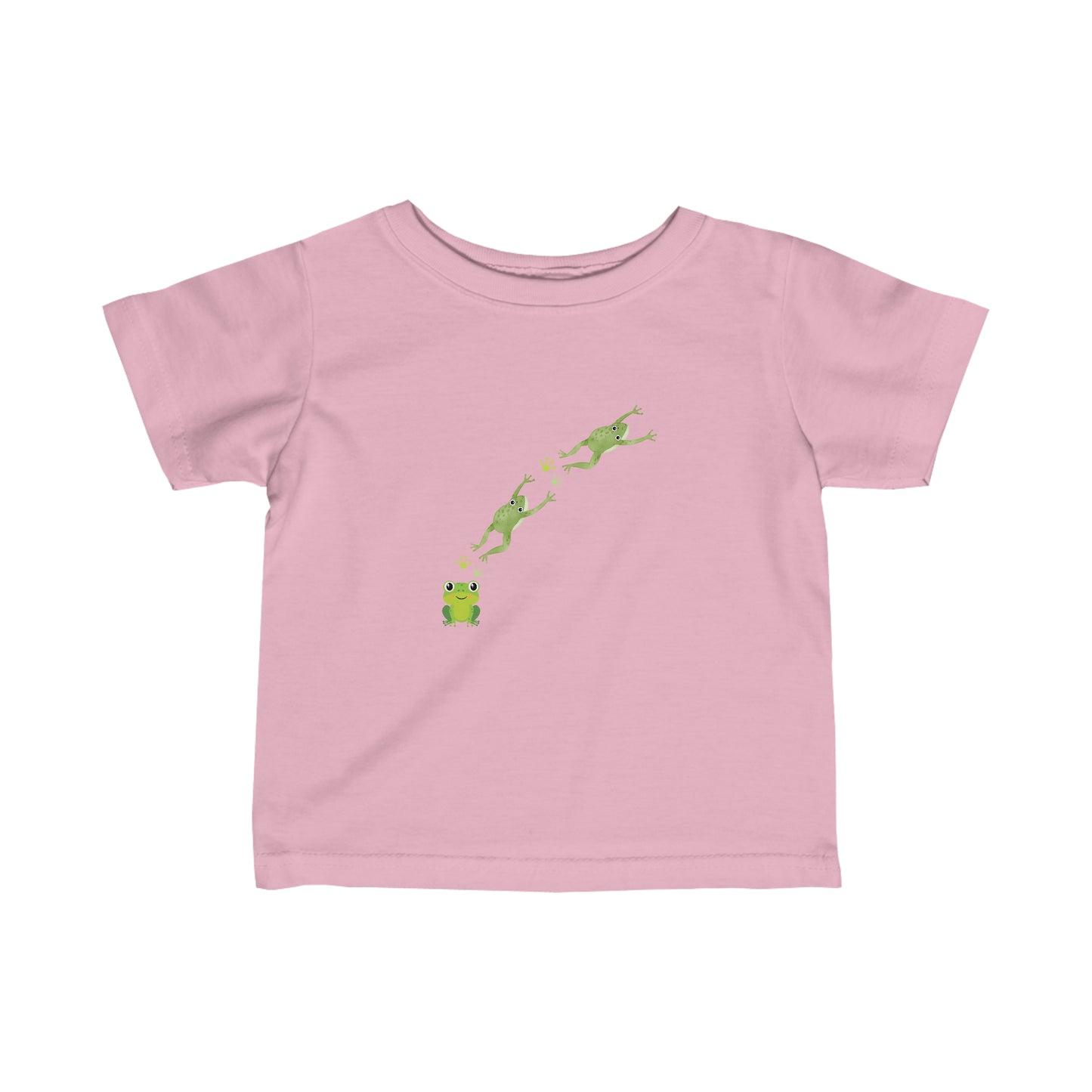 Frog Crossing, Animals- Baby, Toddler Soft Cotton, T-shirt, Nature, Garden, Plants T-shirt