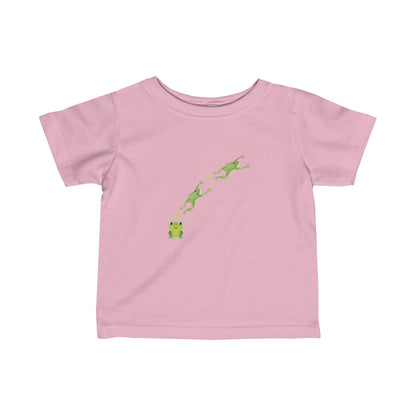 Frog Crossing, Animals- Baby, Toddler Soft Cotton, T-shirt, Nature, Garden, Plants T-shirt