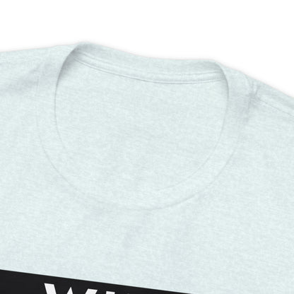 Bird, Who Me? Owl- Adult, Unisex Jersey Short Sleeve Tee, T-shirt