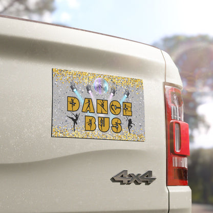 Dance Bus Magnet, Dancer, Car, Refrigerator Magnet, Dance Mom, Weatherproof, Gift For Dance Mom, Dad, Gift For Dancer Ballet Tap Jazz Modern