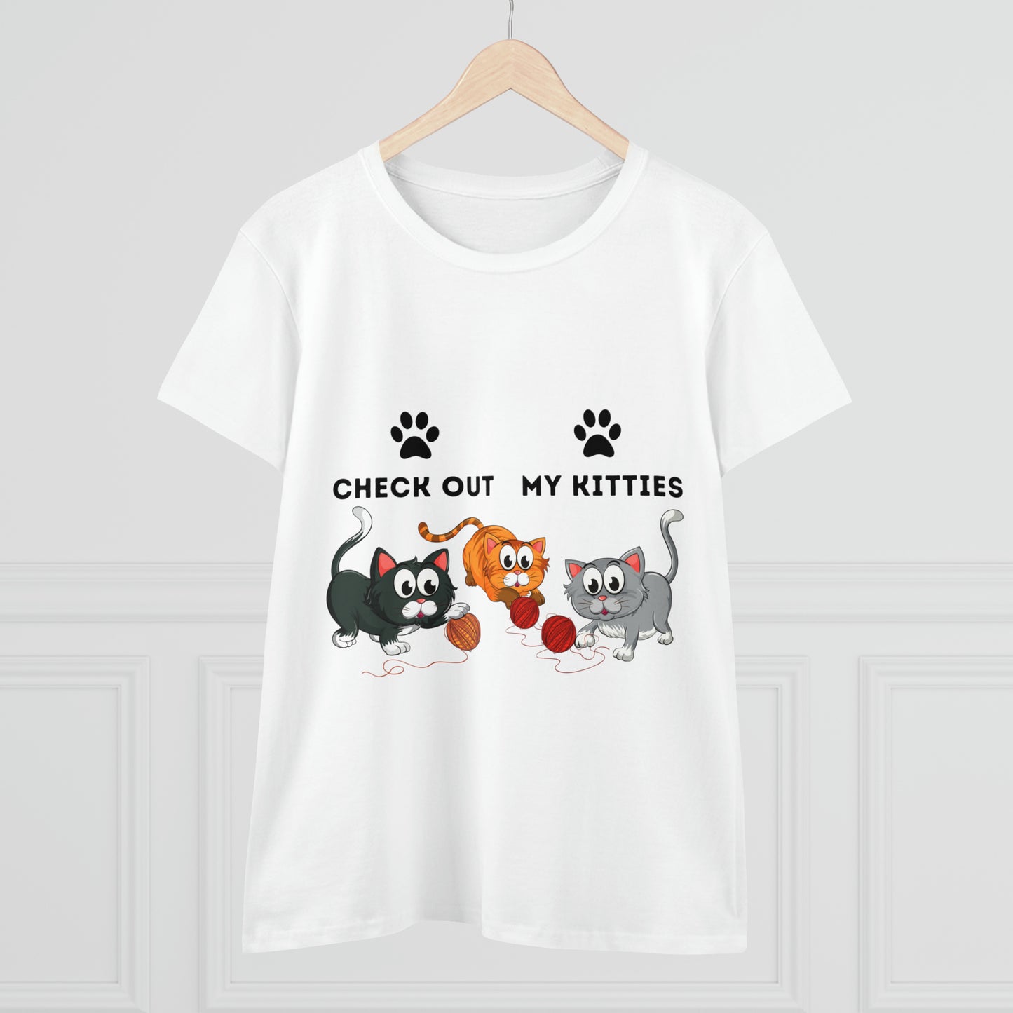 Kitty Cat T-Shirt / Check Out My Kitties Shirt / Unisex Jersey Short Sleeve Tee / Humorous Pet Clothes