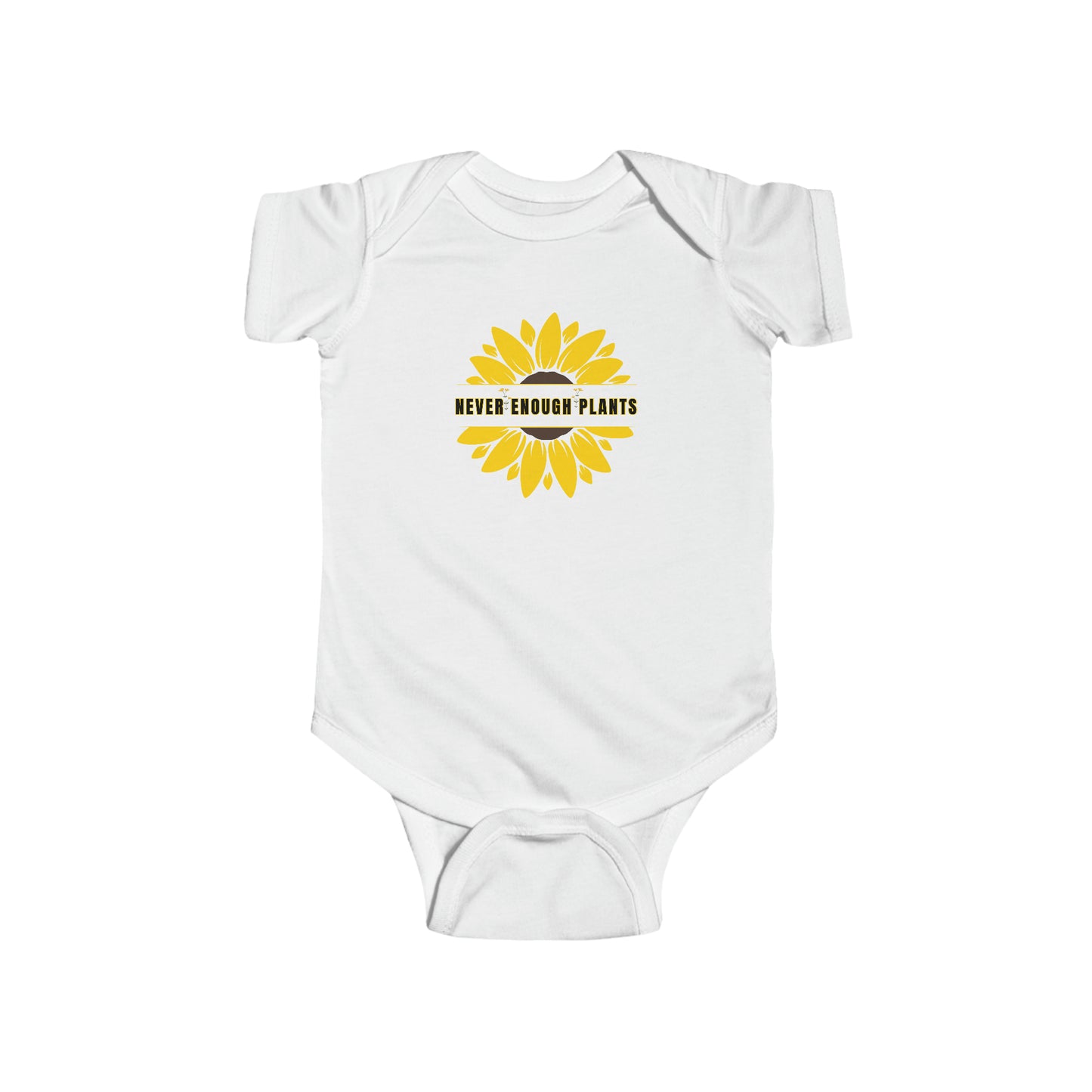 Nature, Plants, Flowers, Garden, Never Enough Plants, Sunflowers- Baby, Infant, Toddler, Soft Cotton, Onesie