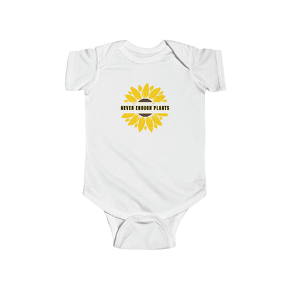 Nature, Plants, Flowers, Garden, Never Enough Plants, Sunflowers- Baby, Infant, Toddler, Soft Cotton, Onesie