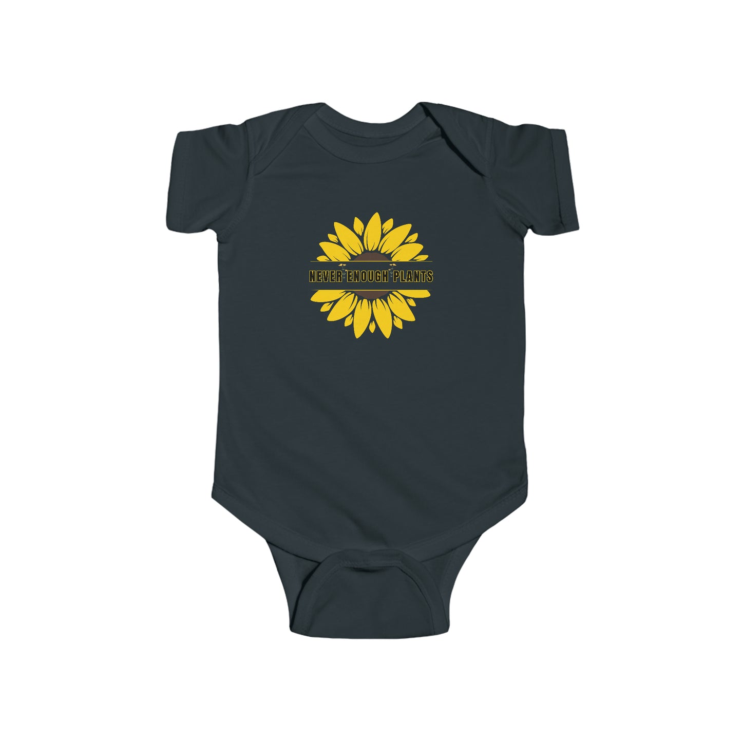 Nature, Plants, Flowers, Garden, Never Enough Plants, Sunflowers- Baby, Infant, Toddler, Soft Cotton, Onesie