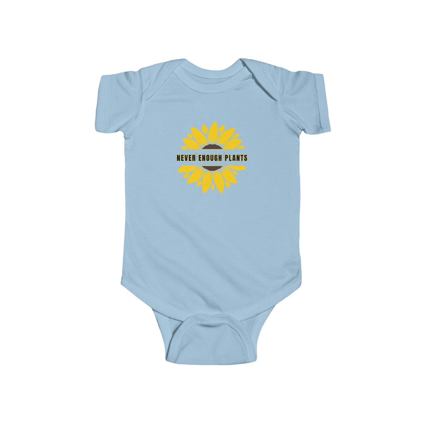 Nature, Plants, Flowers, Garden, Never Enough Plants, Sunflowers- Baby, Infant, Toddler, Soft Cotton, Onesie