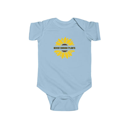 Nature, Plants, Flowers, Garden, Never Enough Plants, Sunflowers- Baby, Infant, Toddler, Soft Cotton, Onesie