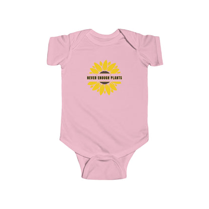 Nature, Plants, Flowers, Garden, Never Enough Plants, Sunflowers- Baby, Infant, Toddler, Soft Cotton, Onesie