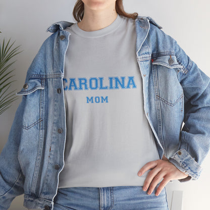 CAROLINA Mom, UNC parent shirt T-shirt-Unisex Heavy Cotton Tee