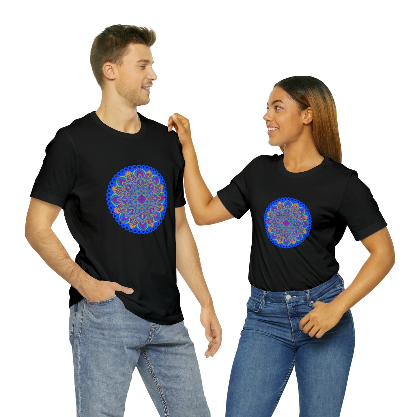 Art, Colorful, Nature, Flowers- Adult, Regular Fit, Soft Cotton,  T-shirt