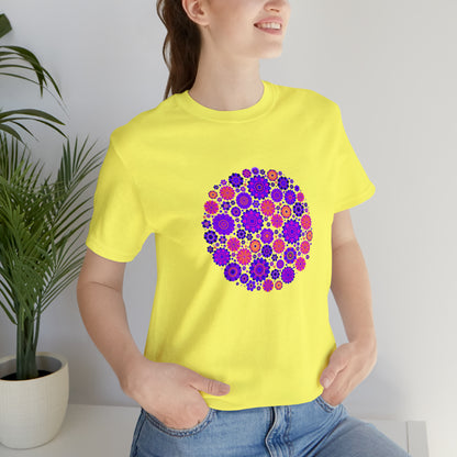 Colorful, Nature, Flowers- Adult, Regular Fit, Soft Cotton,  T-shirt