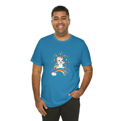 Fantasy, Unicorn, Positive, Things, Rainbow- Adult, Regular Fit, Soft Cotton, T-shirt