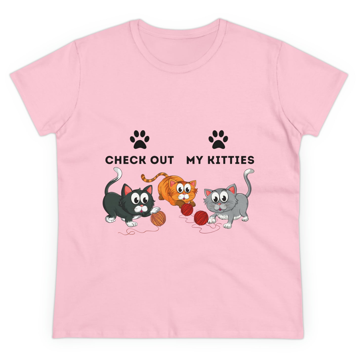 Kitty Cat T-Shirt / Check Out My Kitties Shirt / Unisex Jersey Short Sleeve Tee / Humorous Pet Clothes