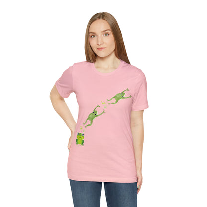 Frog Crossing- Adult, Regular Fit, Soft Cotton, T-shirt