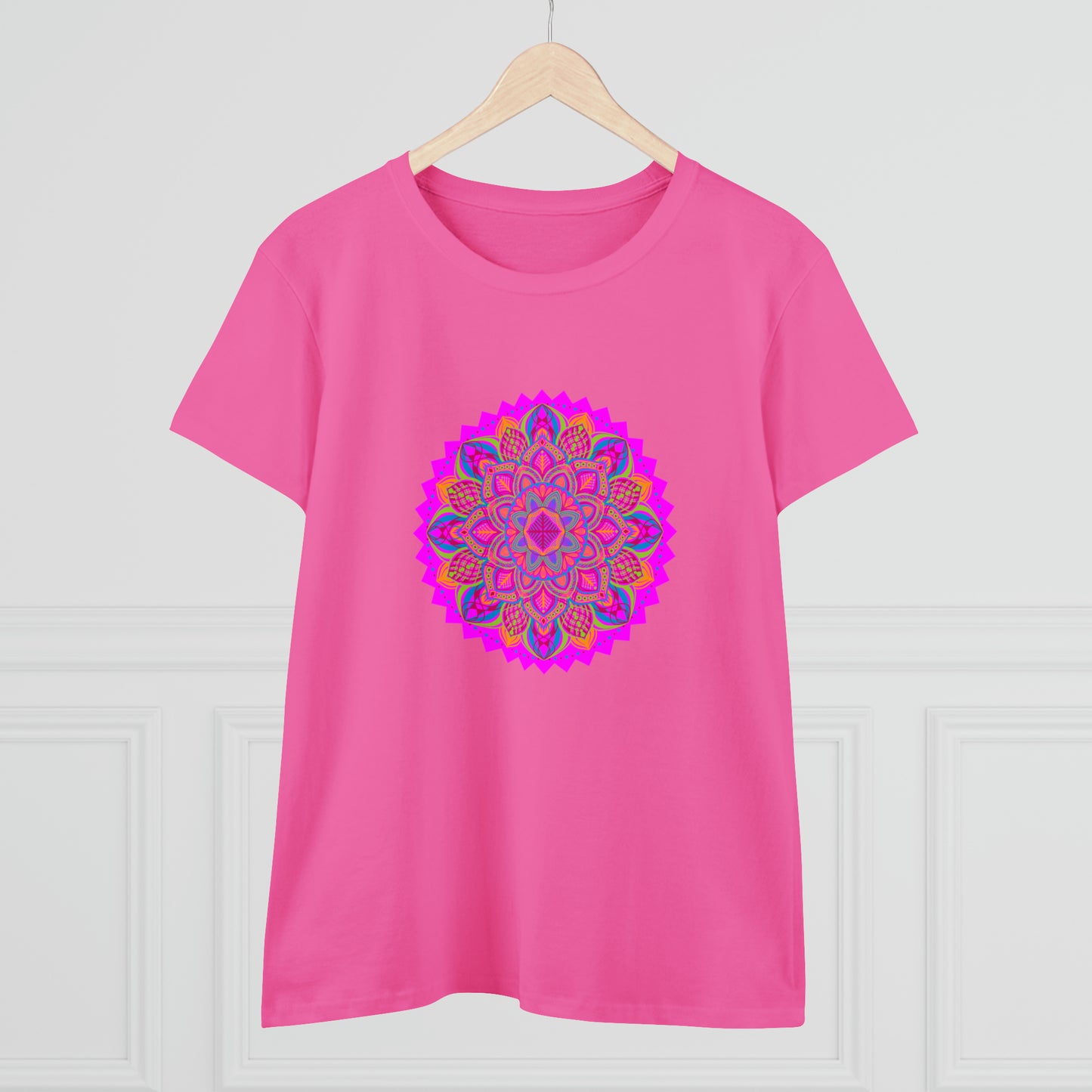 Art, Colorful, Nature, Flowers- Adult, Semi-fitted, T-shirt