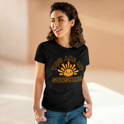 Positive, You Are My Sunshine, Happiness- Adult, Semi-fitted, Full Size Image, T-shirt