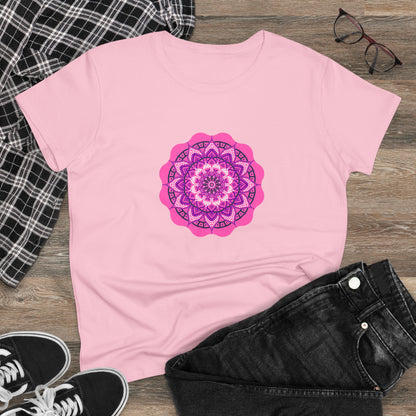 Colorful, Art, Nature, Flowers- Adult, Semi-fitted, T-shirt