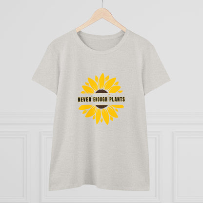 Nature, Plants, Flowers, Garden, Never Enough Plants, Sunflowers- Adult, Semi-fitted, T-shirt