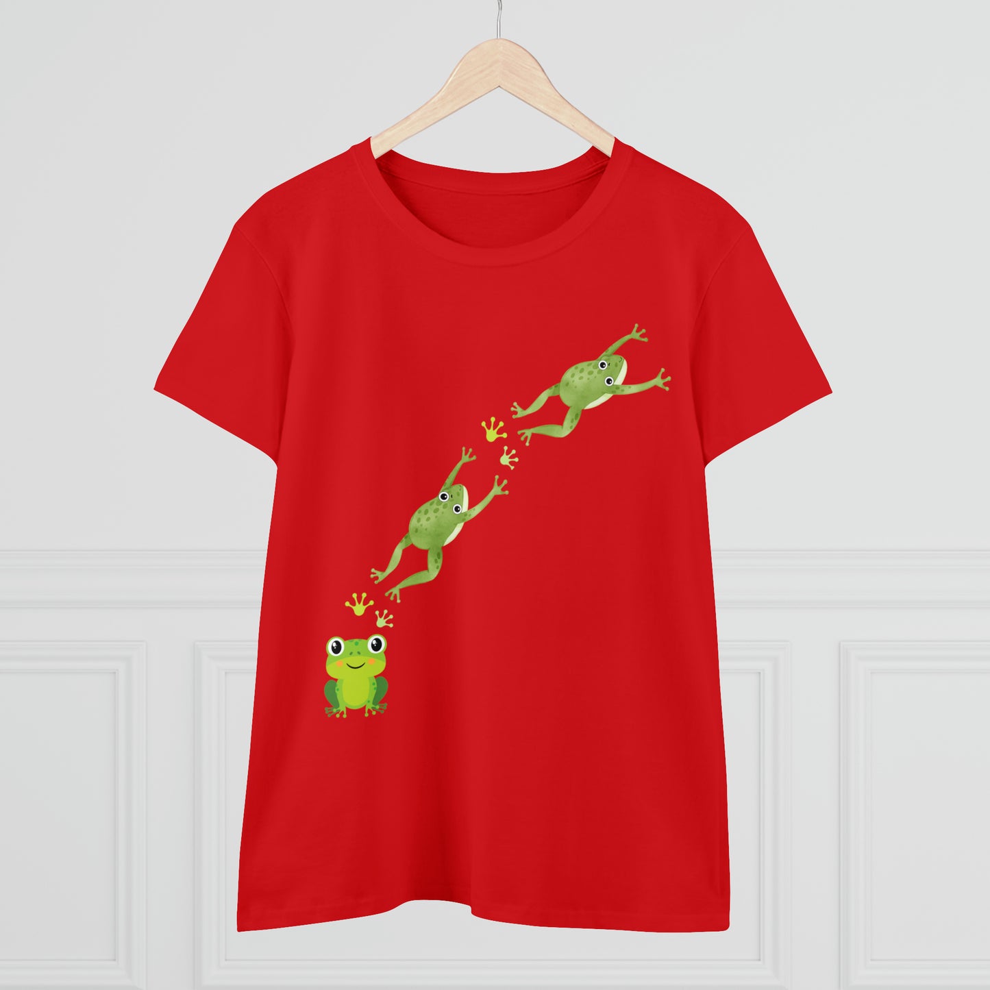 Frog Crossing- Adult, Semi-fitted, T-shirt