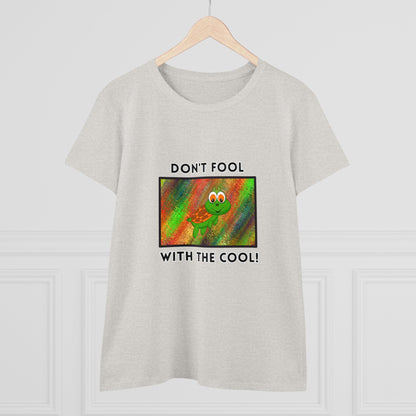 Turtle, Don't Fool With The Cool- Adult, Semi-fitted, T-shirt