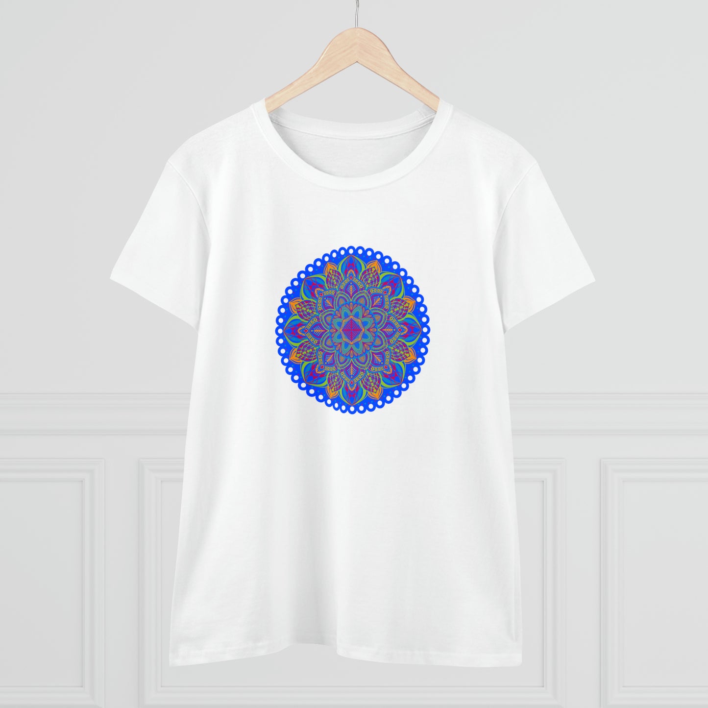 Art, Colorful, Nature, Flowers- Adult, Semi-fitted, T-shirt