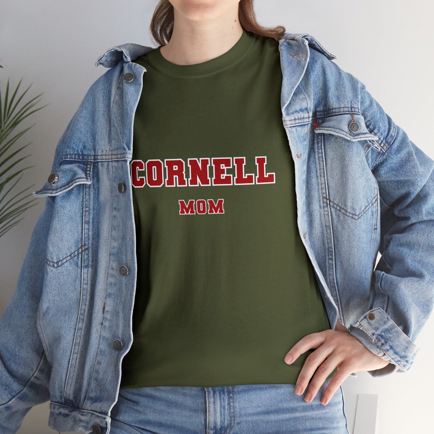 Cornell Mom, parent shirt T-shirt-Unisex Heavy Cotton Tee