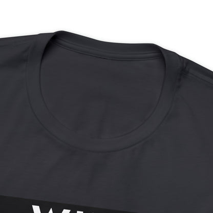 Bird, Who Me? Owl- Adult, Unisex Jersey Short Sleeve Tee, T-shirt