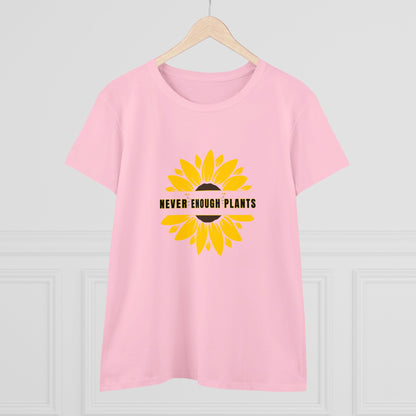 Nature, Plants, Flowers, Garden, Never Enough Plants, Sunflowers- Adult, Semi-fitted, T-shirt