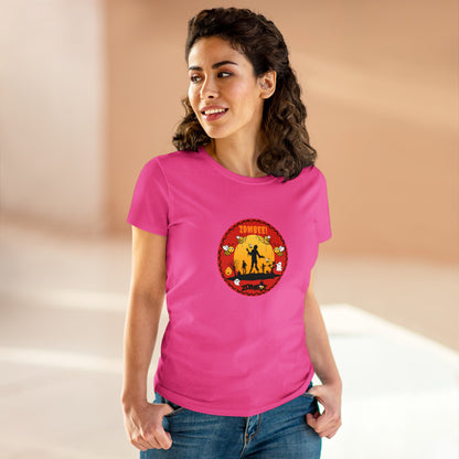 Animals, Bugs, Bee, ZOMBEE, Funny, Holiday, Halloween- Adult, Semi-fitted, Smaller Size Image, T-shirt
