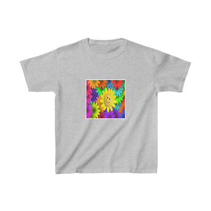 Art, Colorful, Love, Flowers, Positive- Kids, Child, Heavy Cotton, T-shirt