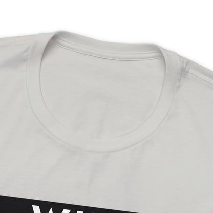 Bird, Who Me? Owl- Adult, Unisex Jersey Short Sleeve Tee, T-shirt