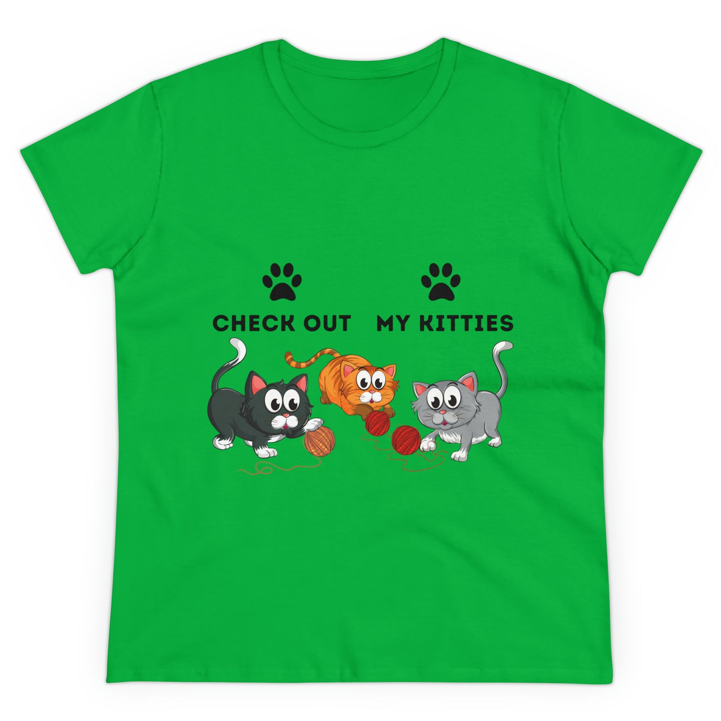 Kitty Cat T-Shirt / Check Out My Kitties Shirt / Unisex Jersey Short Sleeve Tee / Humorous Pet Clothes