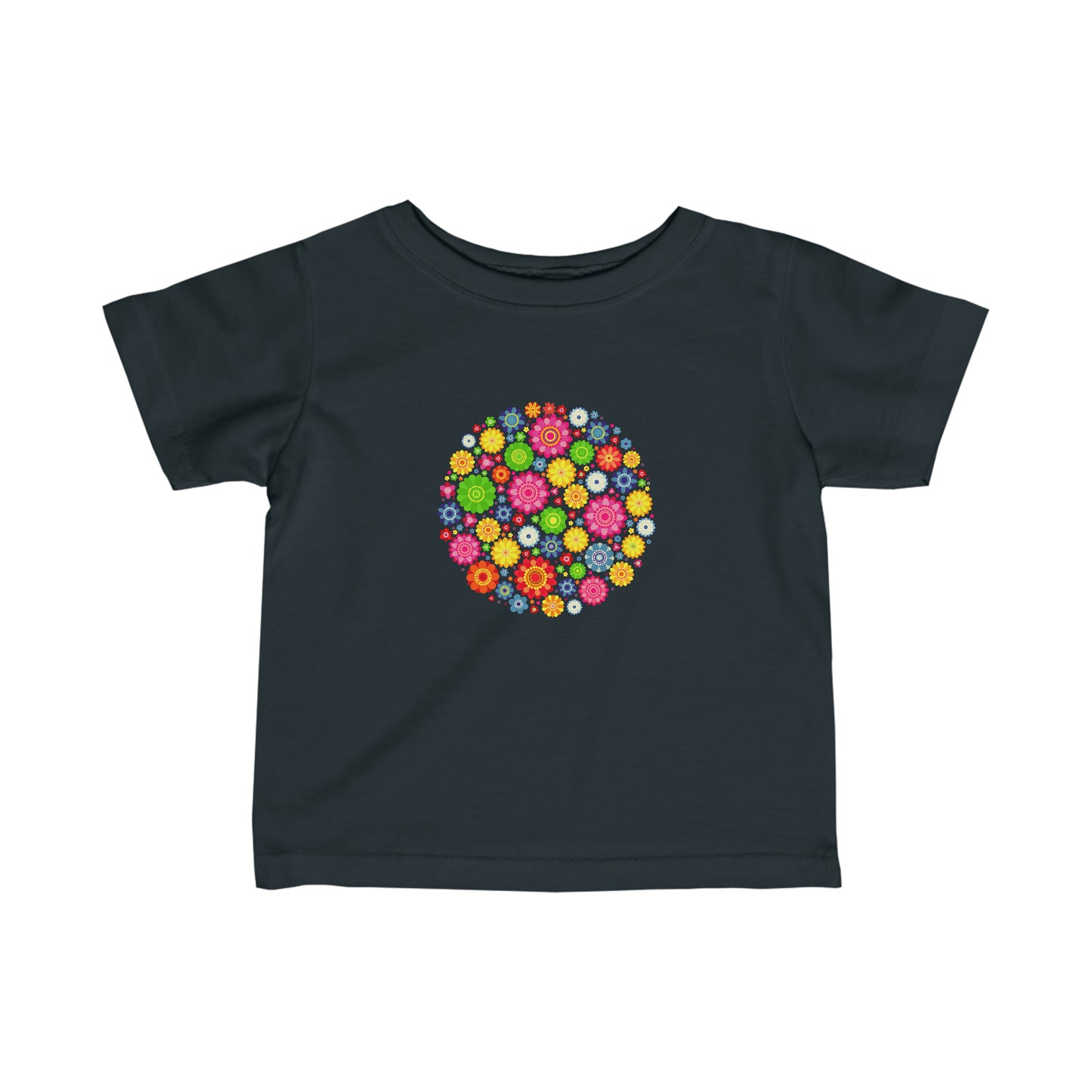 Colorful, Nature, Garden, Flowers- Baby, Infant, Toddler, T-shirt