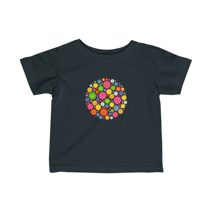 Colorful, Nature, Garden, Flowers- Baby, Infant, Toddler, T-shirt