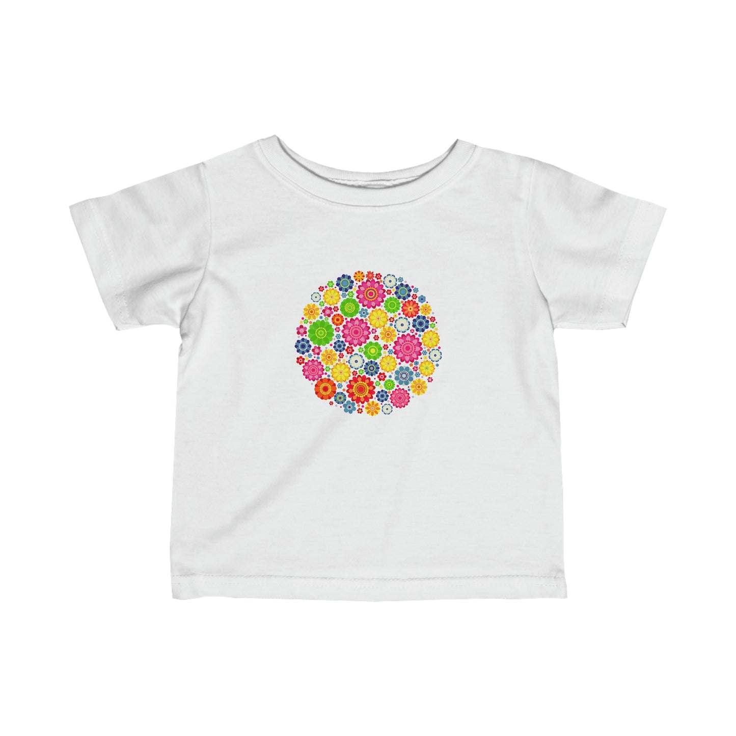 Colorful, Nature, Garden, Flowers- Baby, Infant, Toddler, T-shirt
