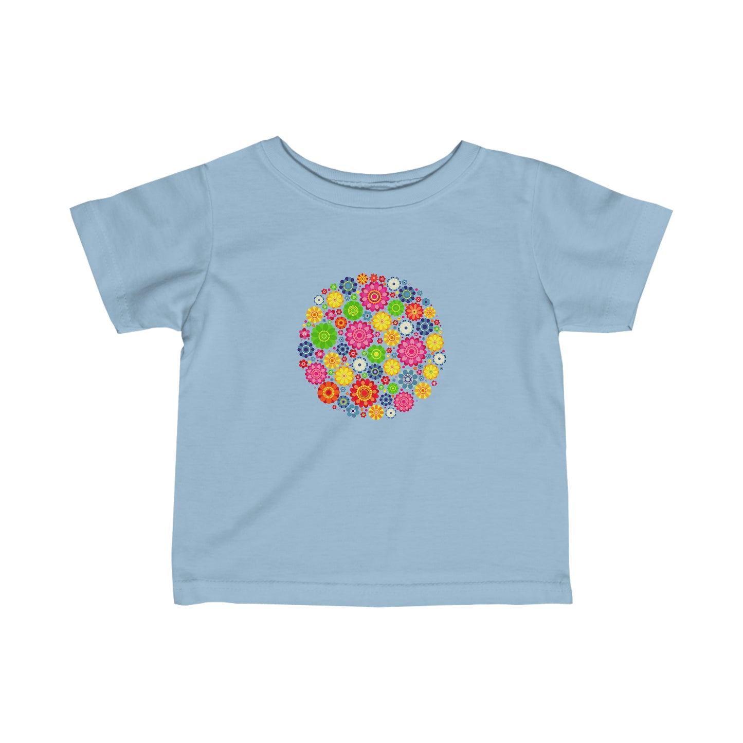 Colorful, Nature, Garden, Flowers- Baby, Infant, Toddler, T-shirt