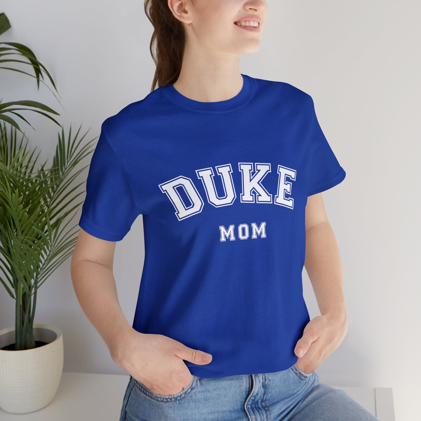DUKE Mom, parent shirt- Adult, Regular Fit, Soft Cotton, T-shirt