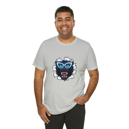 Holidays, Halloween, Animals, Felines, Funny, Sports, Panthers- Adult, Regular Fit, Soft Cotton, T-shirt